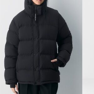 Aritzia Black Puffer Jacket